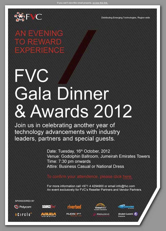 FVC Gala Dinner